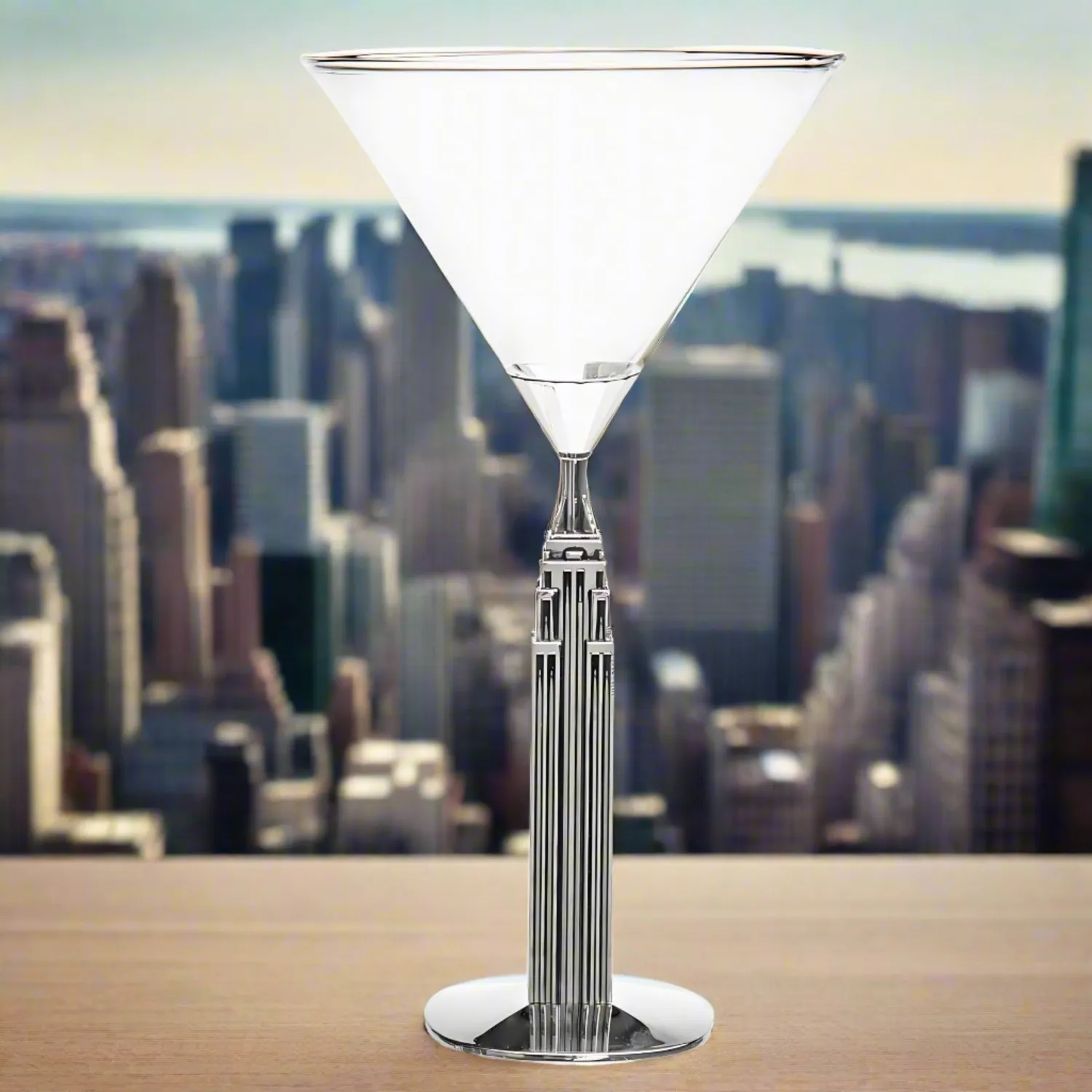 Godinger Landmark Empire State martiniglas 8 oz krystal