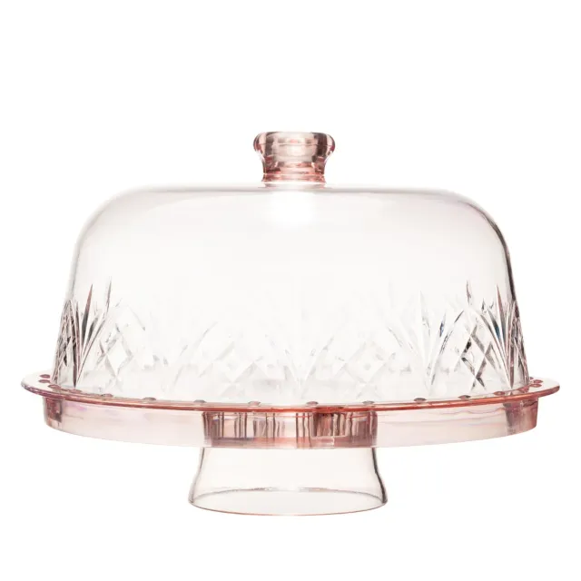 Godinger Dublin kagefad akryl blush 6-i-1 kuppel