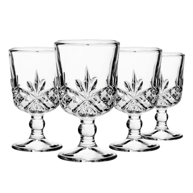 Godinger Dublin Crystal snapseglas 4 stk 2 oz slebet