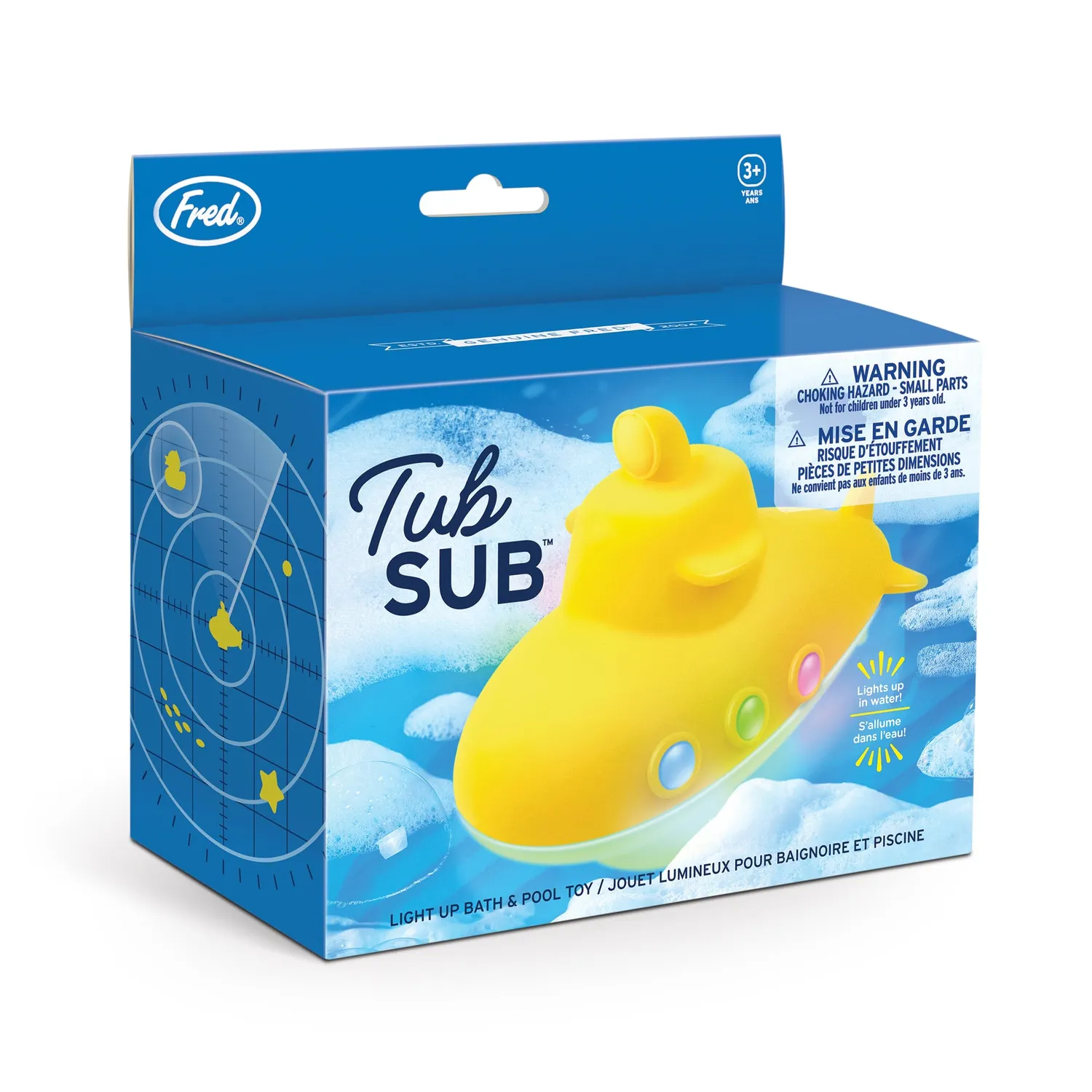 Fred Tub Sub badelegetøj lysende ubåd gul