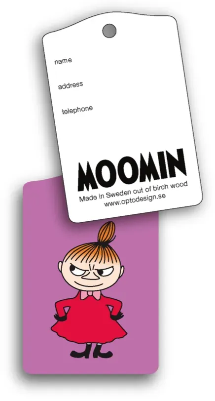 Opto Design Mumi Lille My kuffertmærke 7,5x5 cm cerise