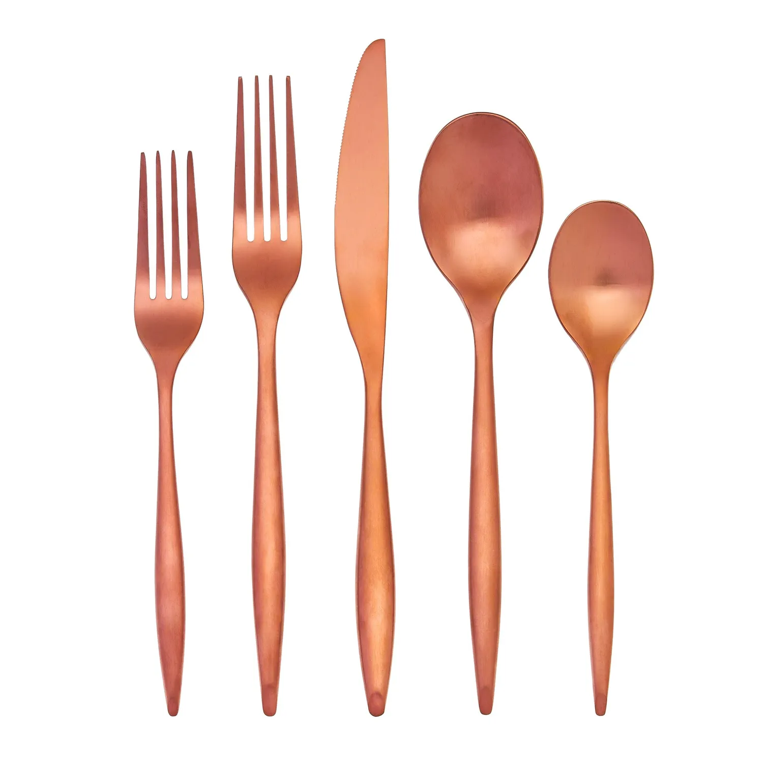 Godinger Milano Matte Copper bestiksæt 20 dele