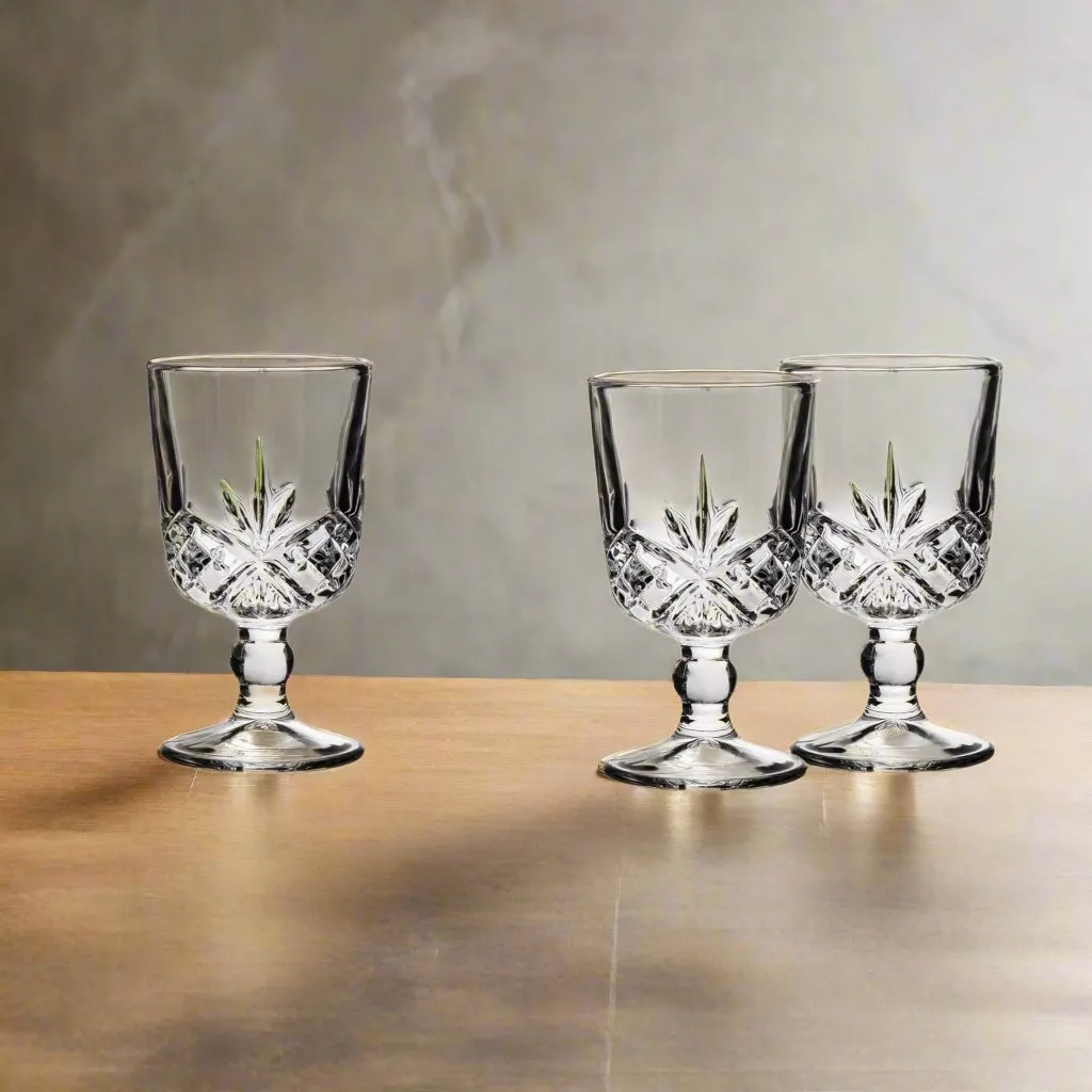 Godinger Dublin Crystal snapseglas 4 stk 2 oz slebet