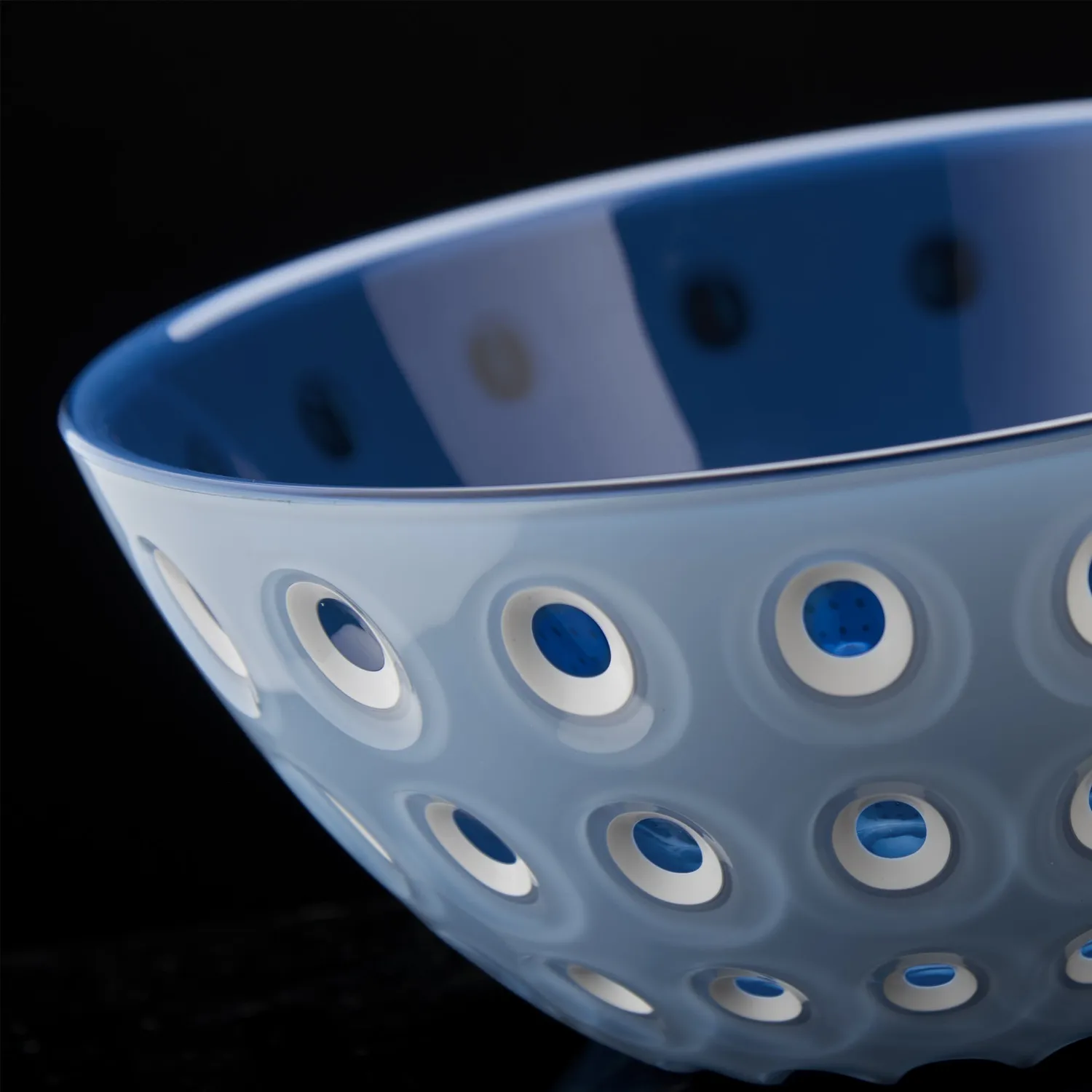 Guzzini Le Murrine skål lyseblå Ø25 cm