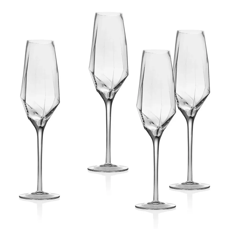 Godinger Isla champagneglas sæt 4 stk klar 14 oz