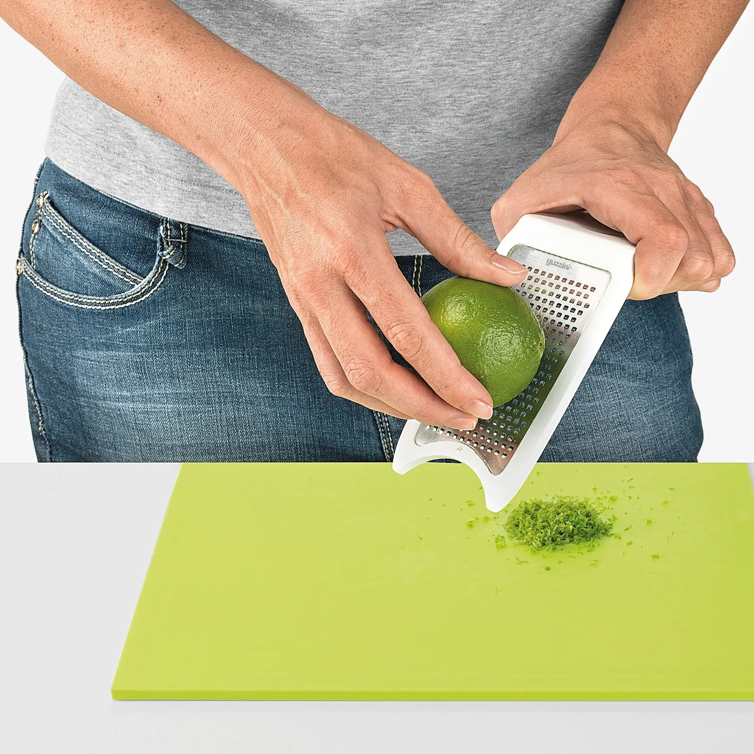 Guzzini Grate&Store rivejern med beholder og låg