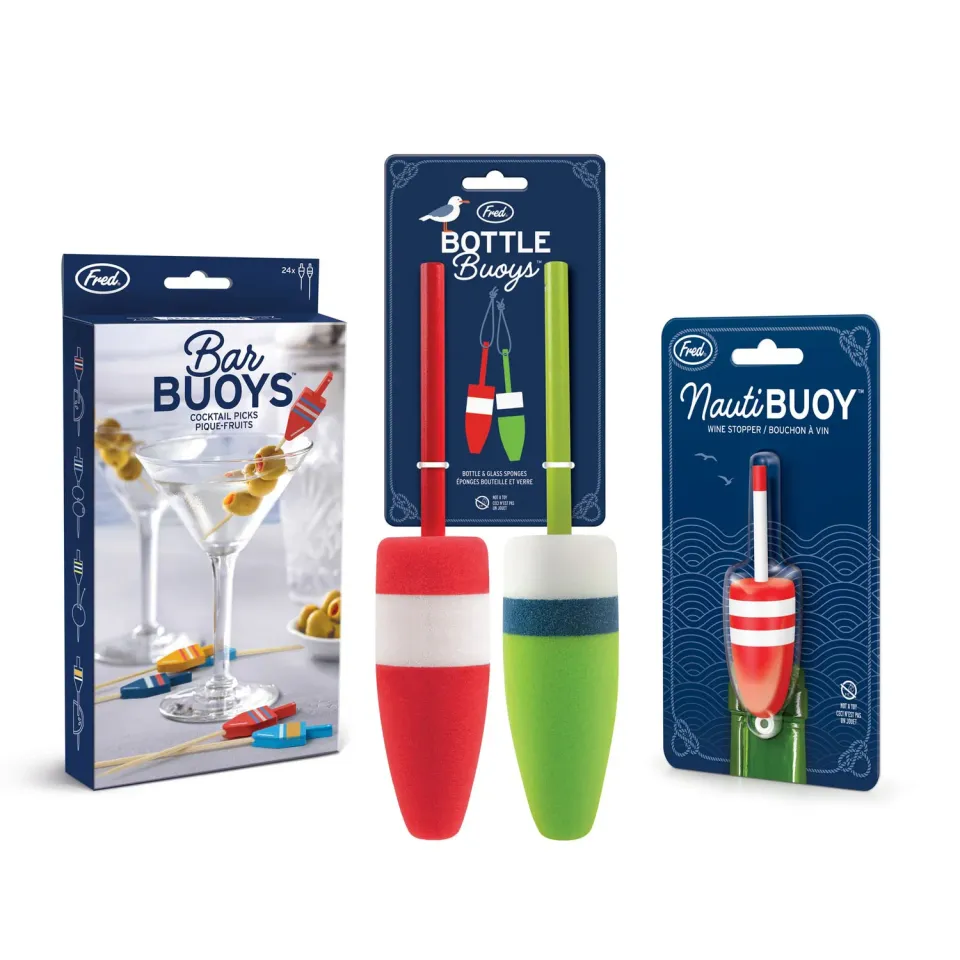 Fred The Buoy Bundle barsæt nautisk 3 dele bøje