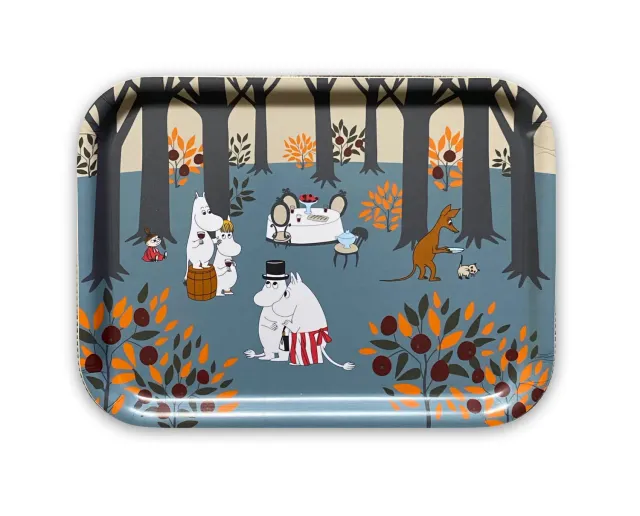 Opto Design Moomin Autumn Leaves bakke 27x20 cm birk