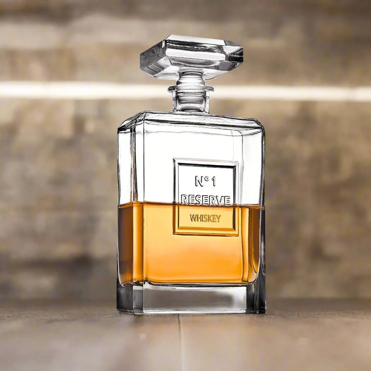 Godinger Reserve whiskykaraffel klar krystal