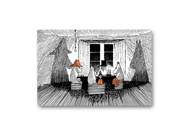 Opto Design Moomin Together skærebræt 30x20 cm MDF