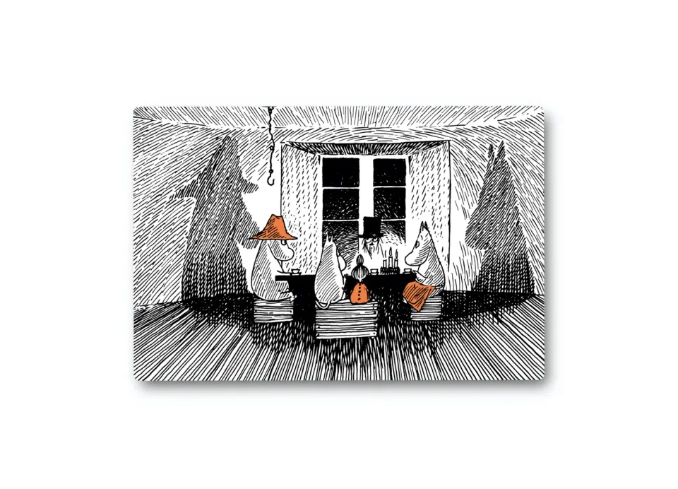 Opto Design Moomin Together skærebræt 30x20 cm MDF