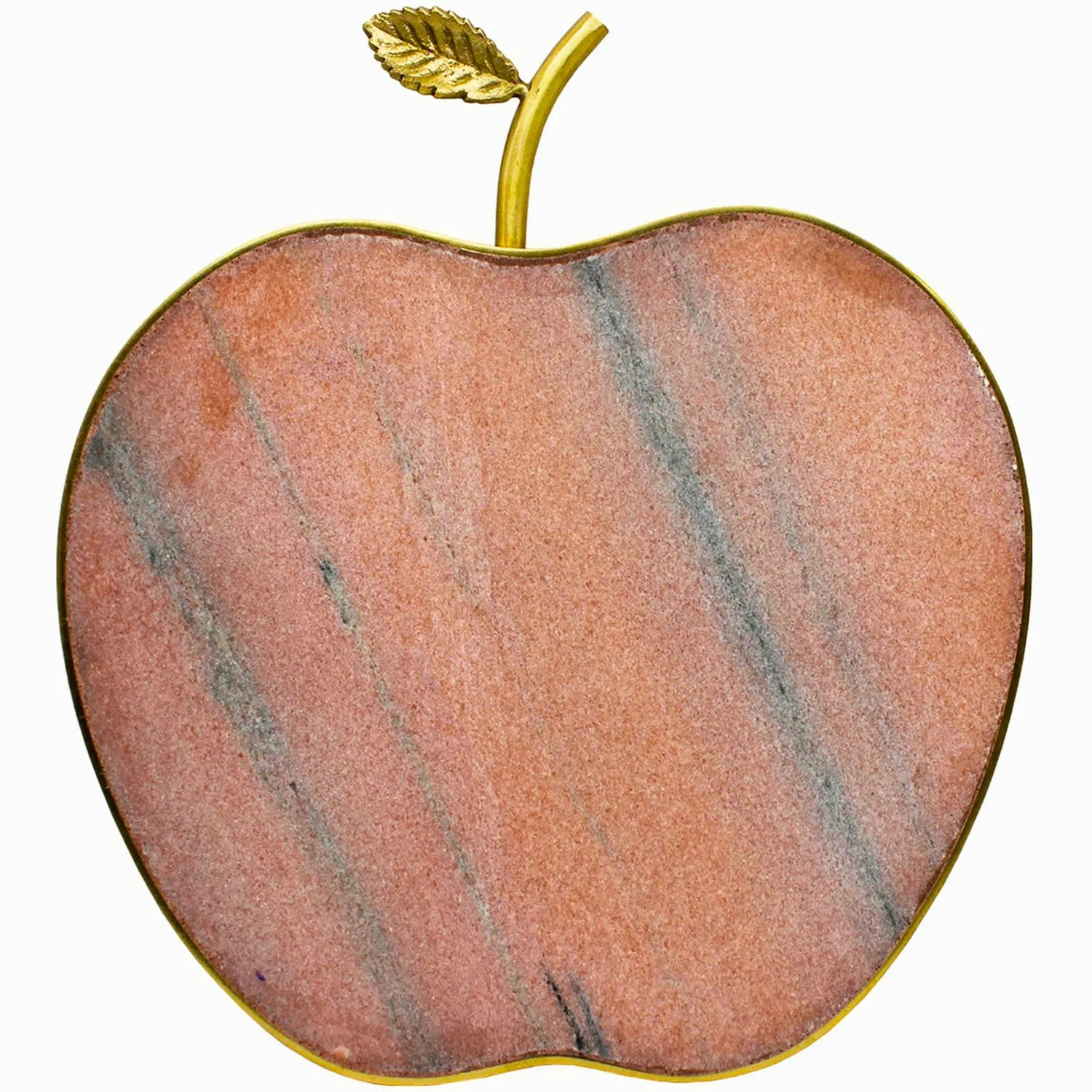 Godinger Pink Marble Apple ostebræt marmor 23,5 cm lyserød