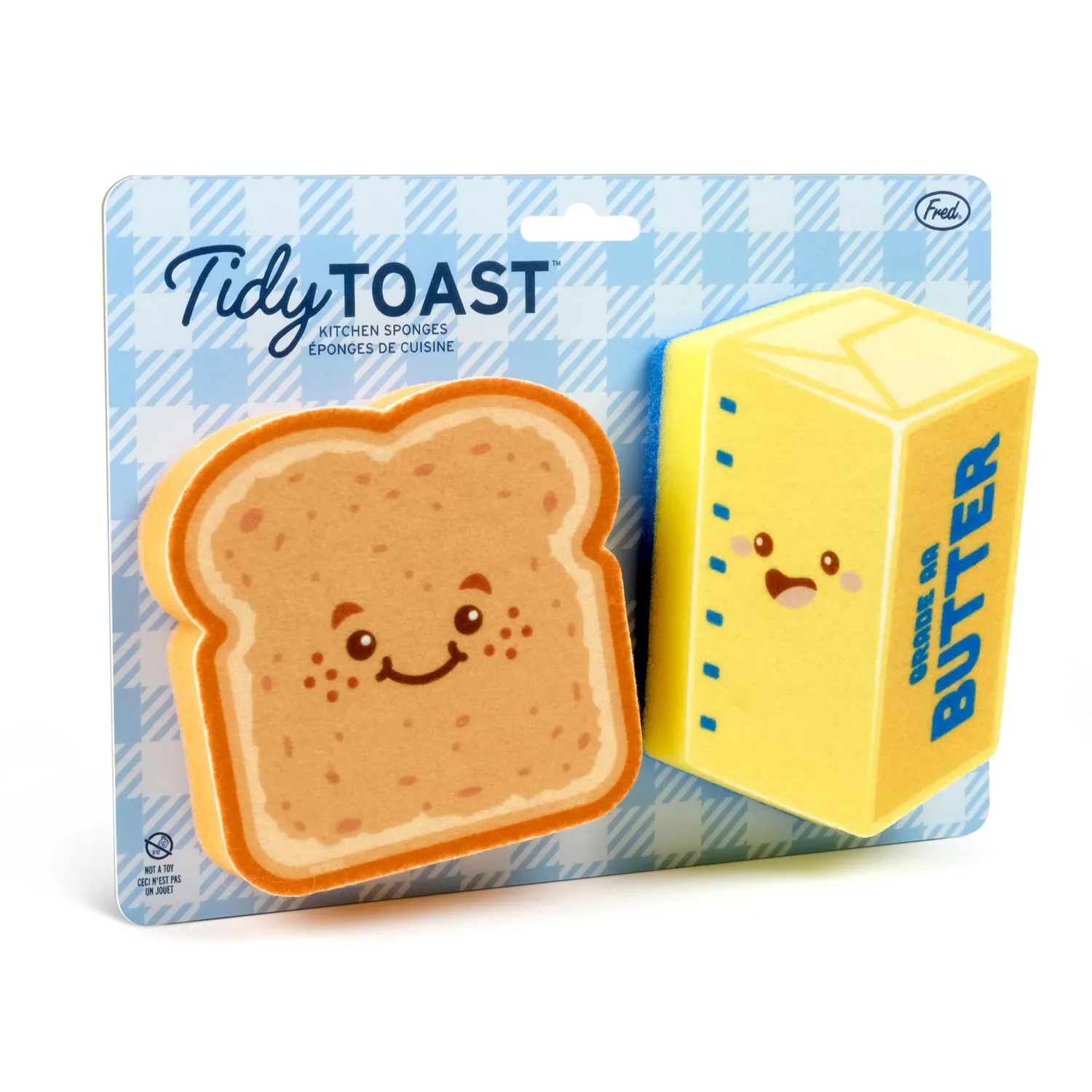 Fred Tidy Toast køkkensvamp toast 2-pak
