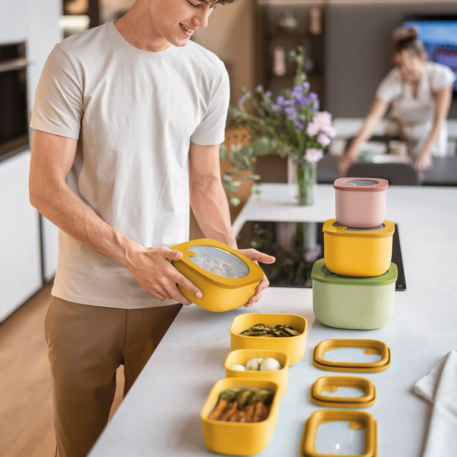 Guzzini Store&More Bio lav madkasse mango gul lufttæt