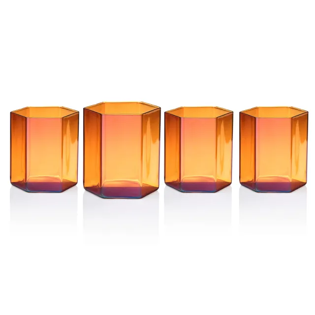 Godinger Helix whiskyglas 4 stk rav 350 ml
