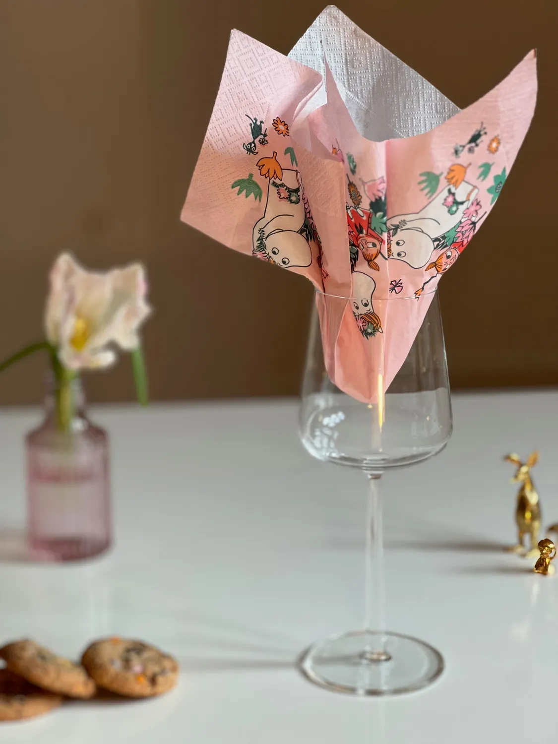 Opto Design Moomin Snorkmaiden My servietter pink 20 stk