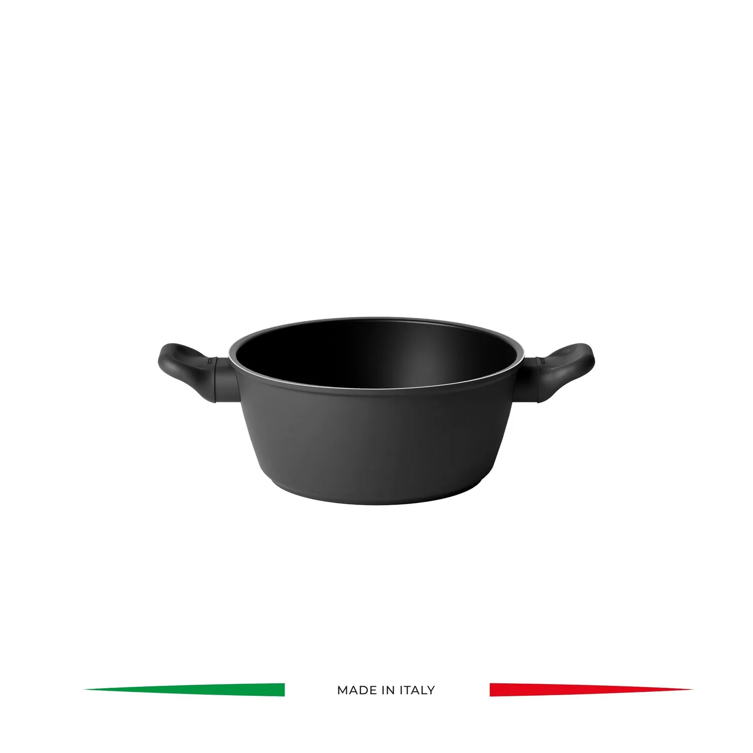 Guzzini Cook&Color gryde 24 cm sort non-stick