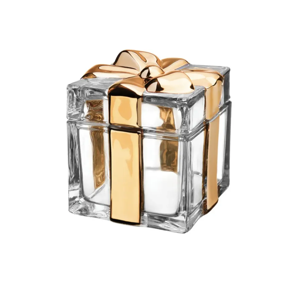 Godinger Gold Ribboned smykkeæske lille