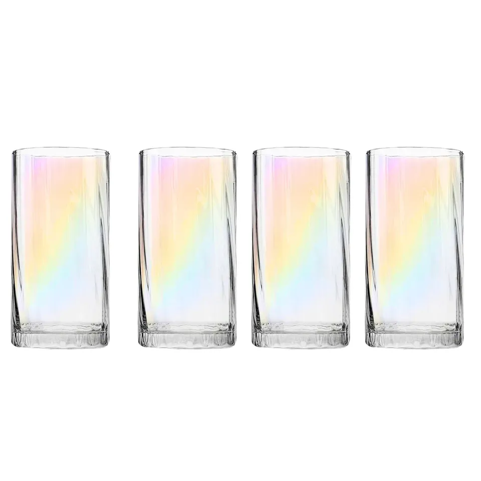 Godinger Monterey Highball Glas 4 stk Iridescent