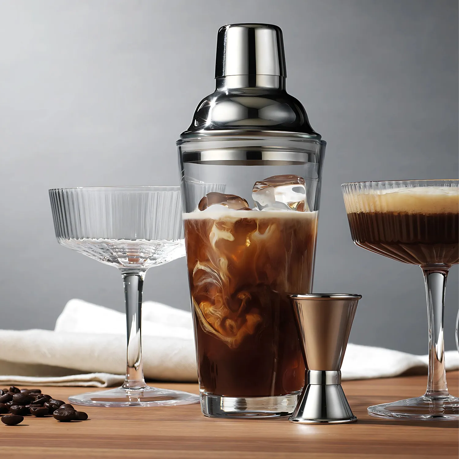 Godinger Whiskey & Rye cocktailsæt espresso martini 6 dele klar