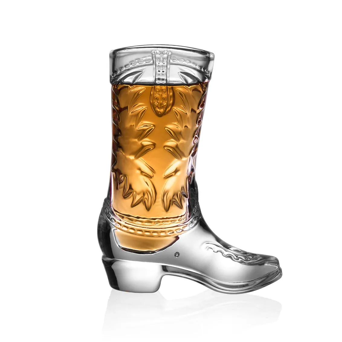 Godinger Whiskey & Rye Cowboy Boot shotglas 6 stk