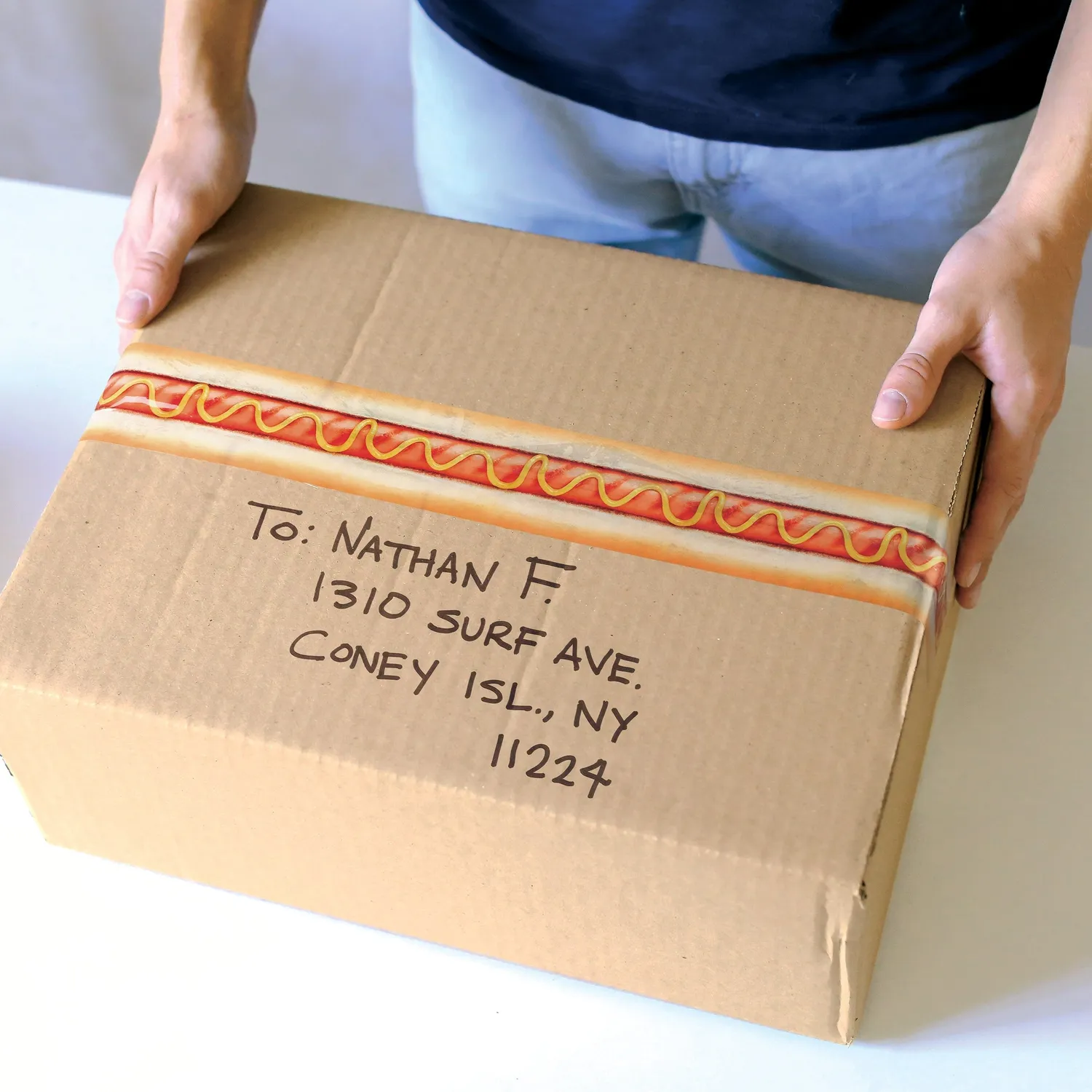 Fred Special Delivery Hot Dog pakketape pølser