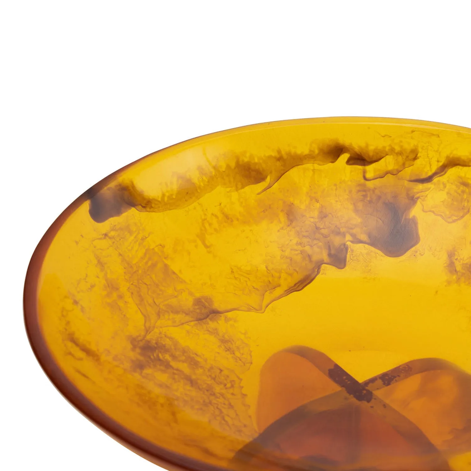 Godinger Lucente frugtskål resin tortoise 2,3 liter