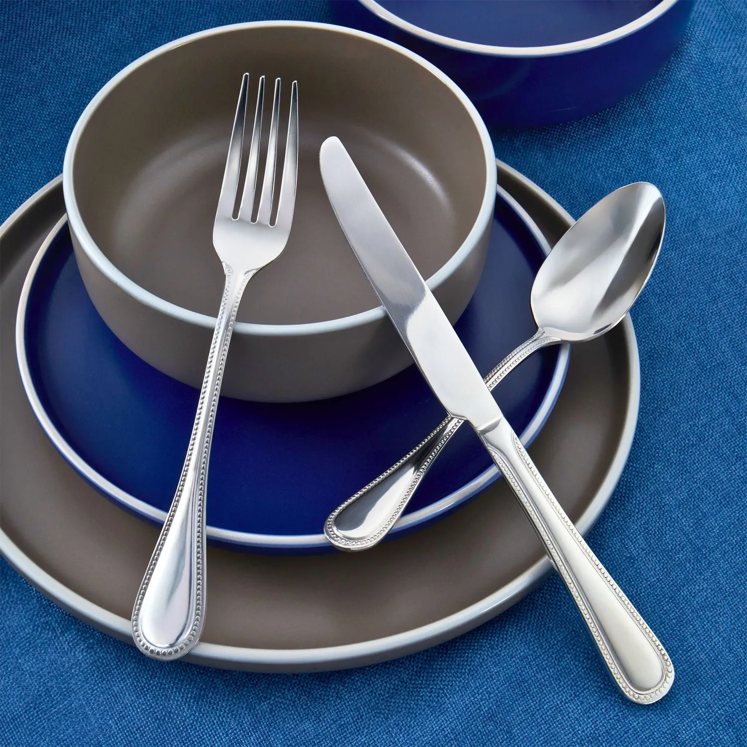 Godinger Bead Mirrored 20 Piece Flatware Set bestiksæt 4 pers stål
