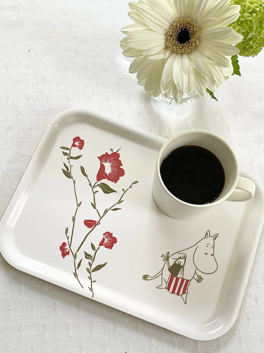 Opto Design Moominmama Teaparty Red bakke 27x20 cm