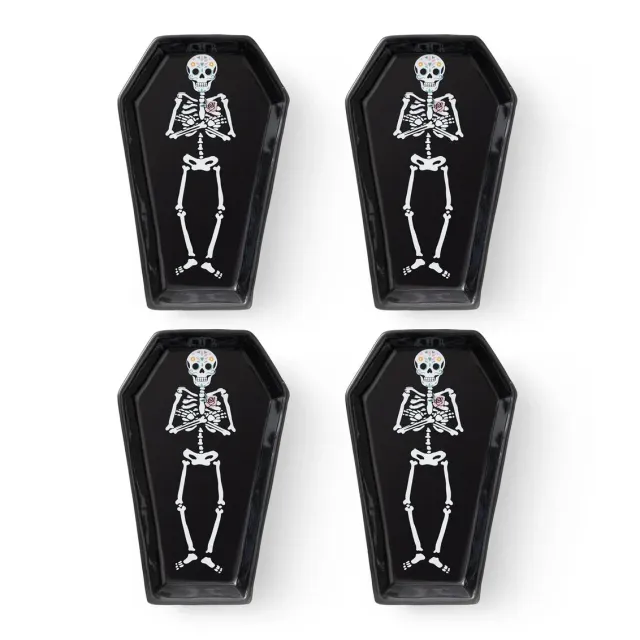 Godinger Tombstone forretstallerken 4 stk sort keramik