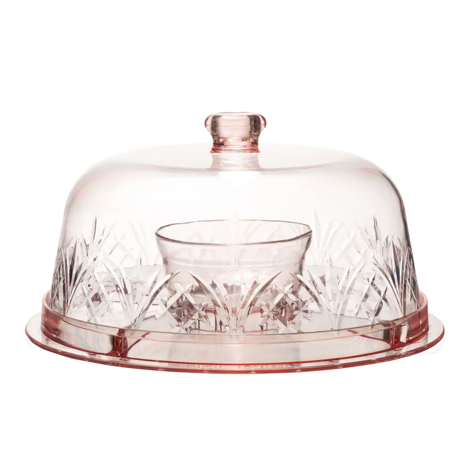 Godinger Dublin kagefad akryl blush 6-i-1 kuppel