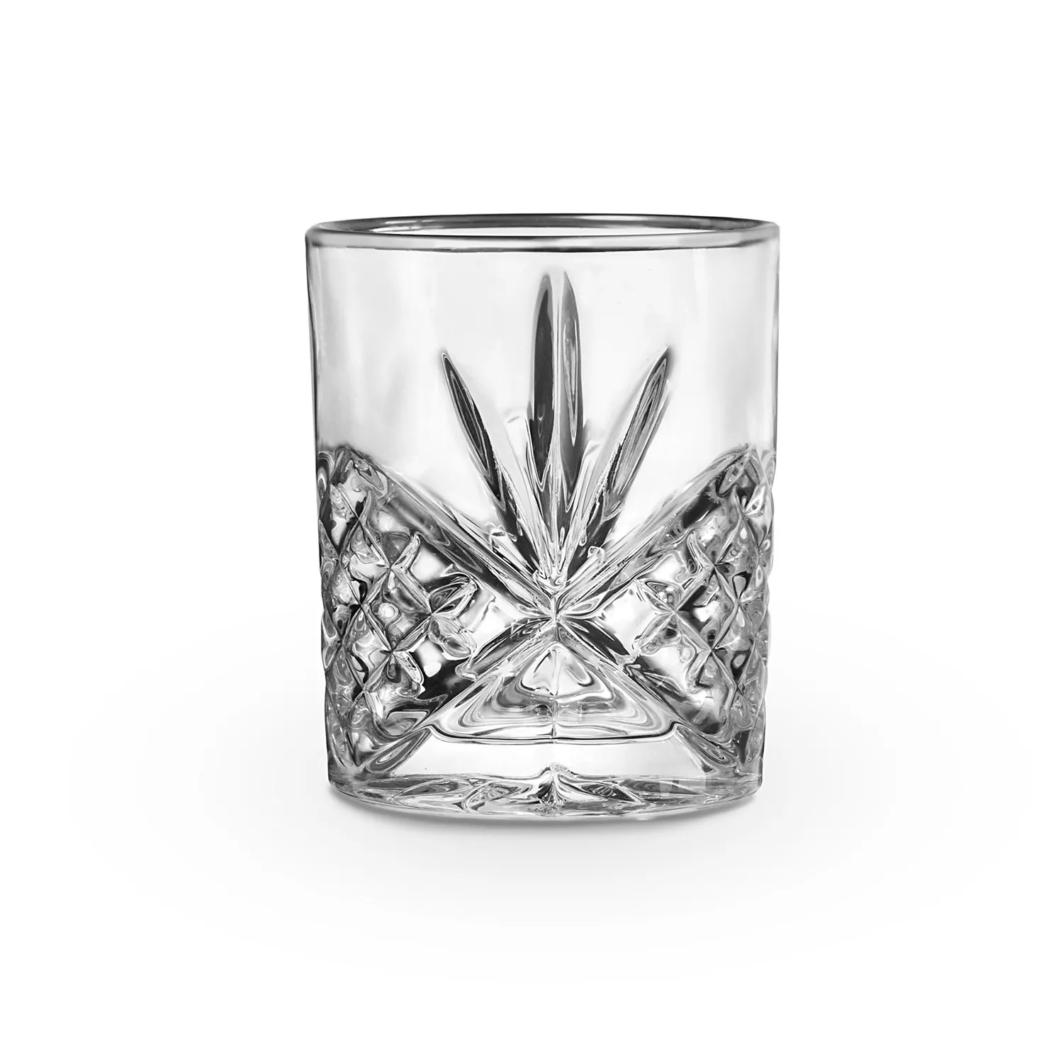 Godinger Dublin Double Old Fashion whiskyglas 4 stk platin