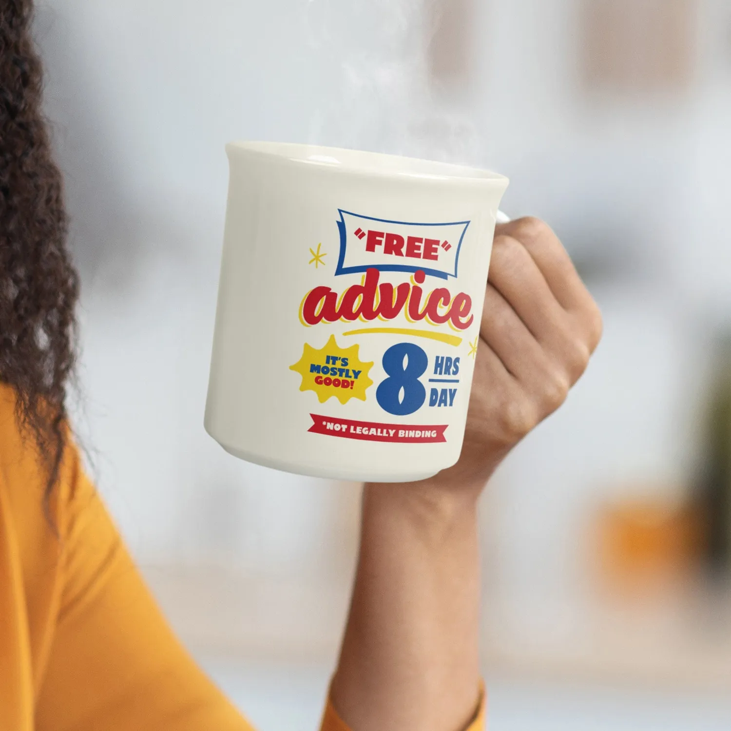 Fred & Friends Say Anything Free Advice krus 473 ml keramik