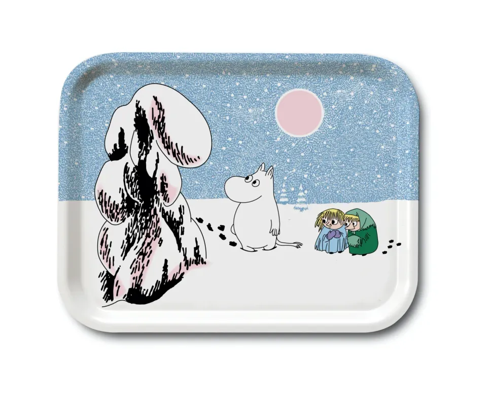 Opto Design Moomin Deep Snow bakke 27x20 cm birk