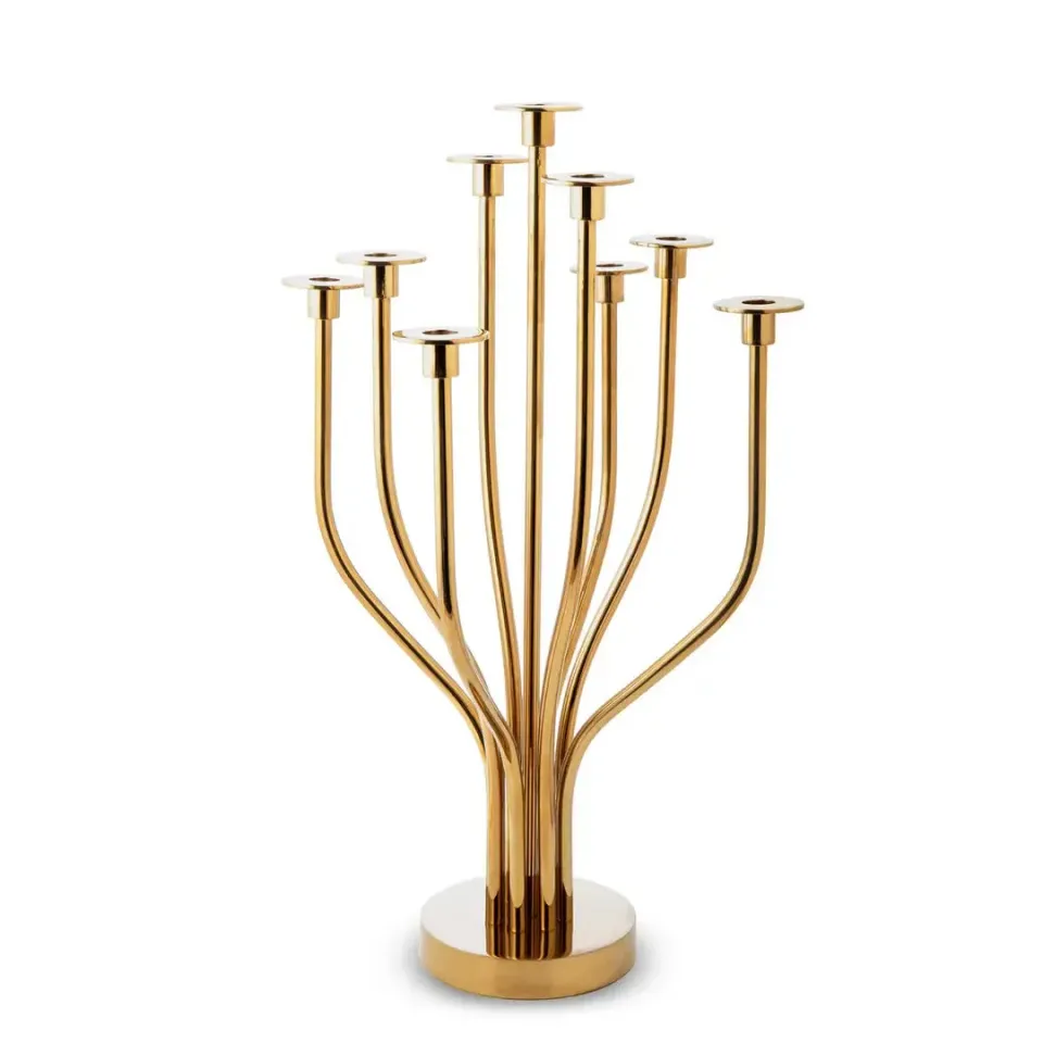 Godinger 9-lite Tree kandelaber guld 9-armet