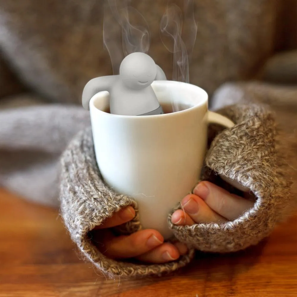 Fred & Friends Mr Tea mand teinfuser grå silikone