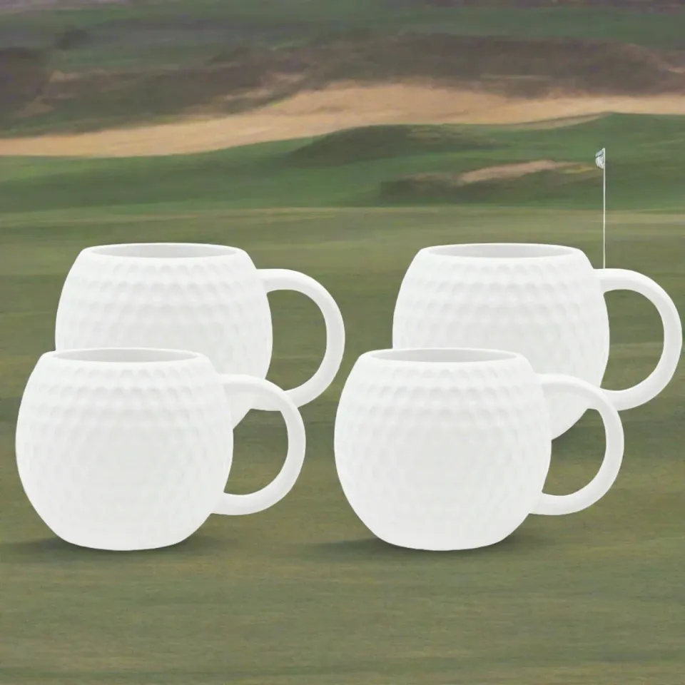Godinger League krus sæt golf 4 stk porcelæn