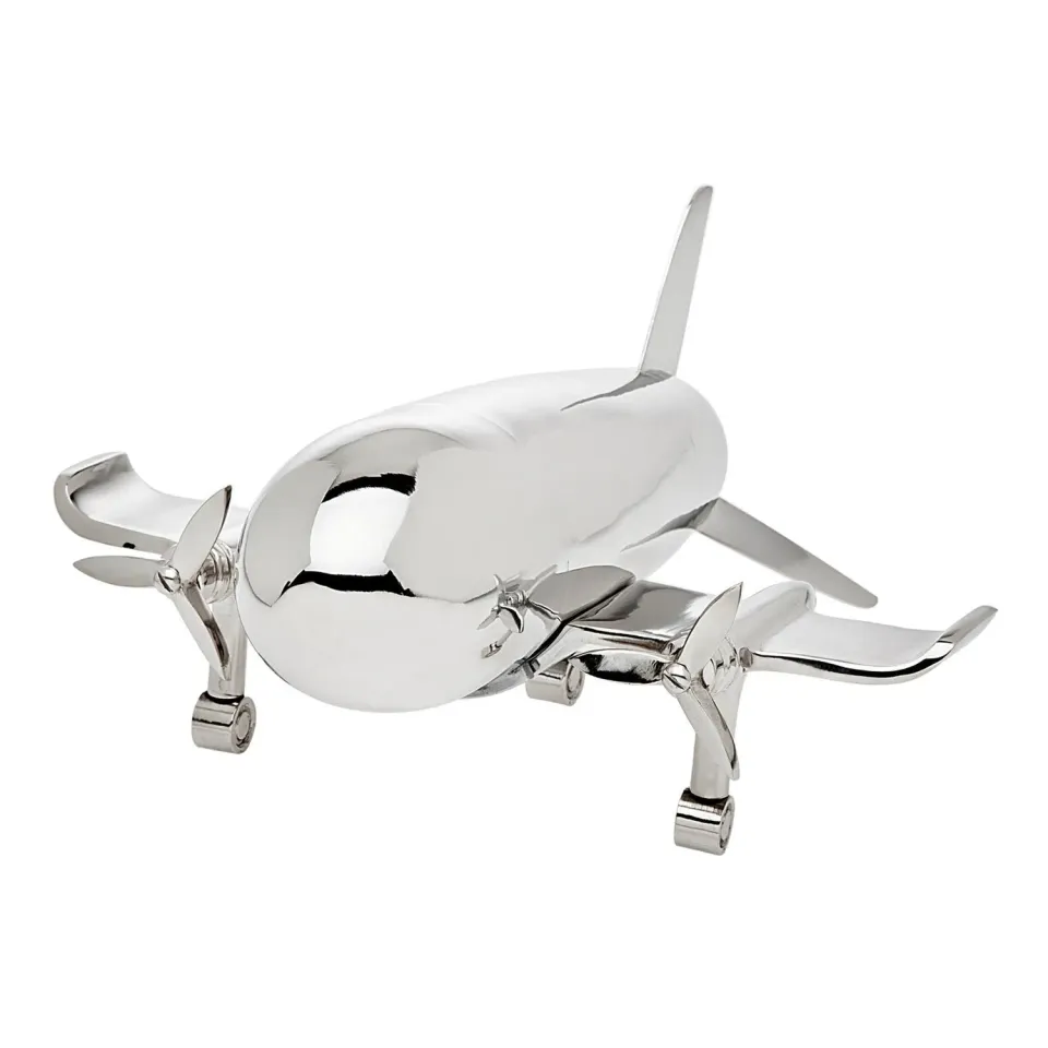 Godinger Airplane cocktailshaker 24oz stål fly