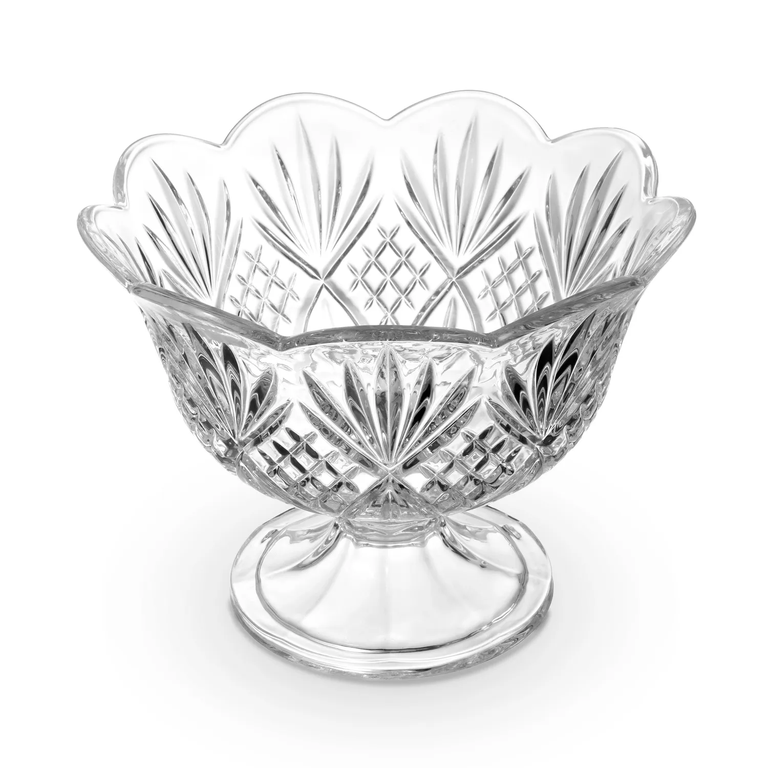 Godinger Dublin Crystal trifle skål på fod 90 oz