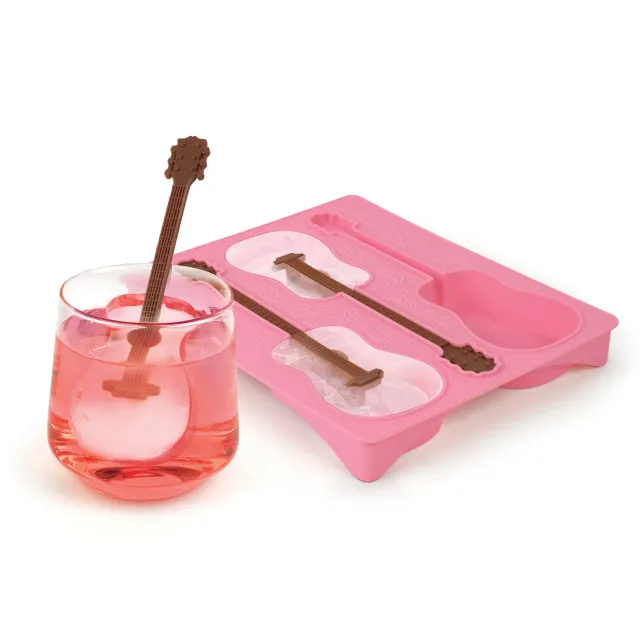 Fred Dolly Guitar Ice Stirrers isform pink 3 stk
