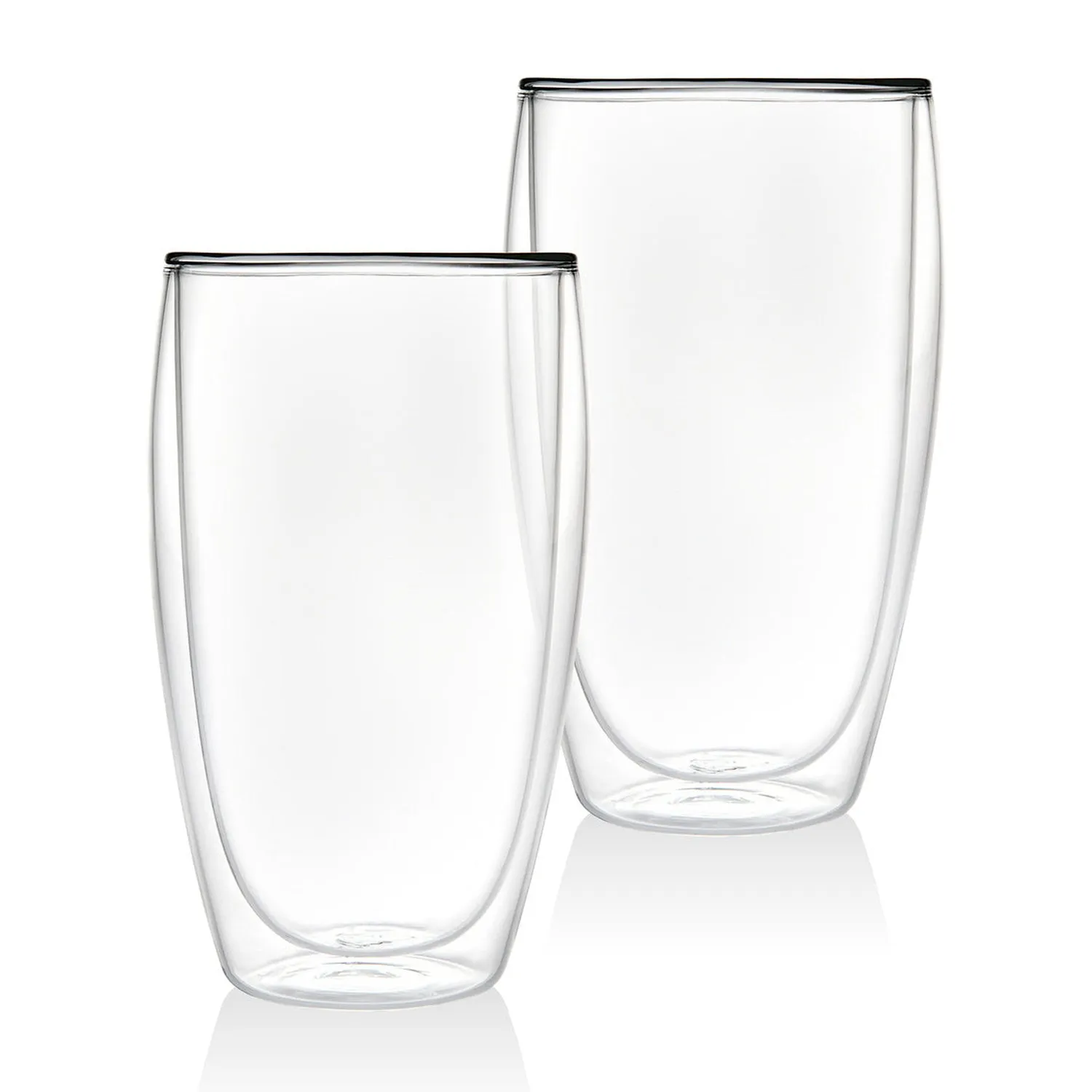 Godinger dobbeltvægget kaffeglas 2 stk 16 oz klar
