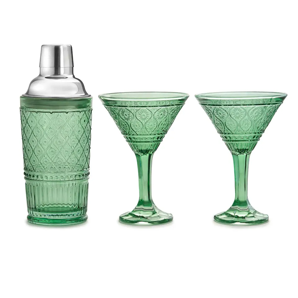 Godinger Claro cocktailsæt shaker + martiniglas salvie