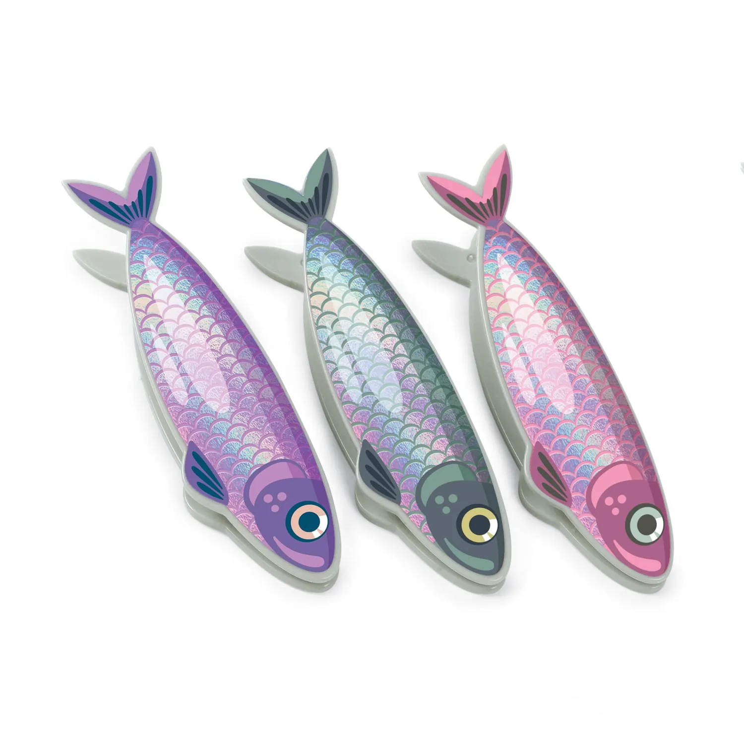 Fred Fish N Clips poseklemmer 4 stk sardin