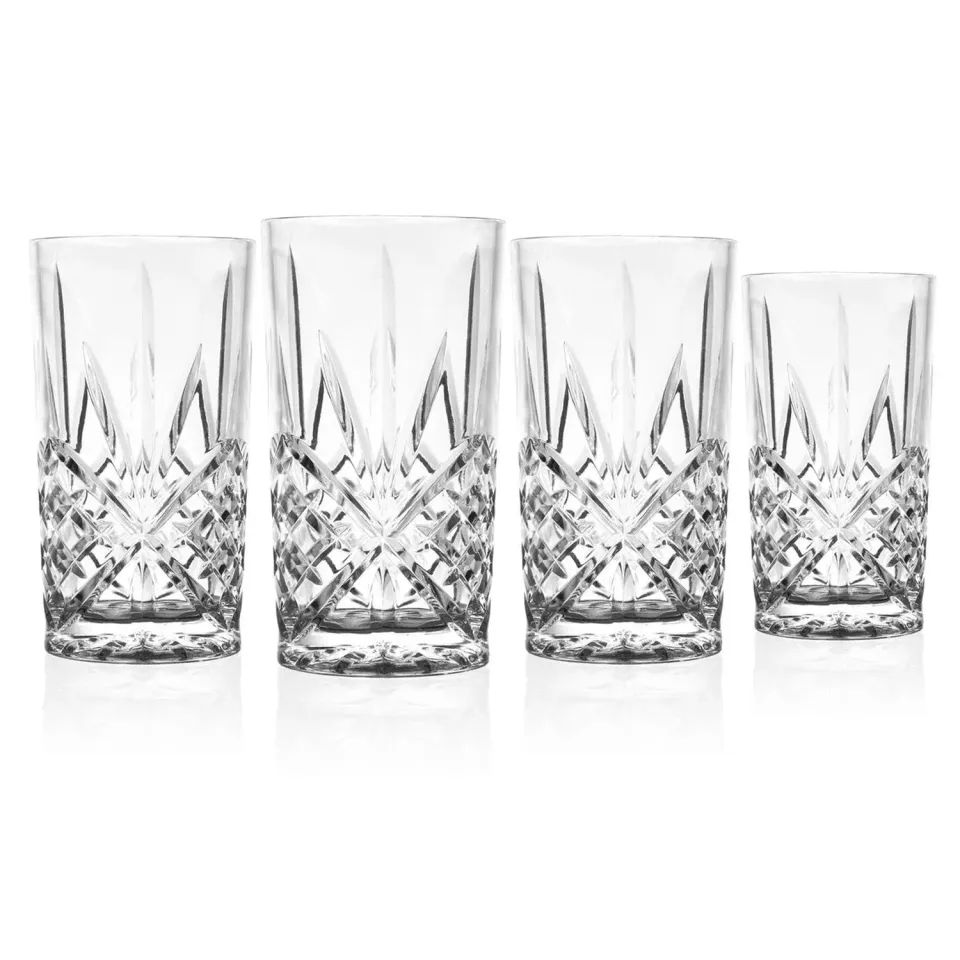 Godinger Dublin highballglas akryl 4-pak klar