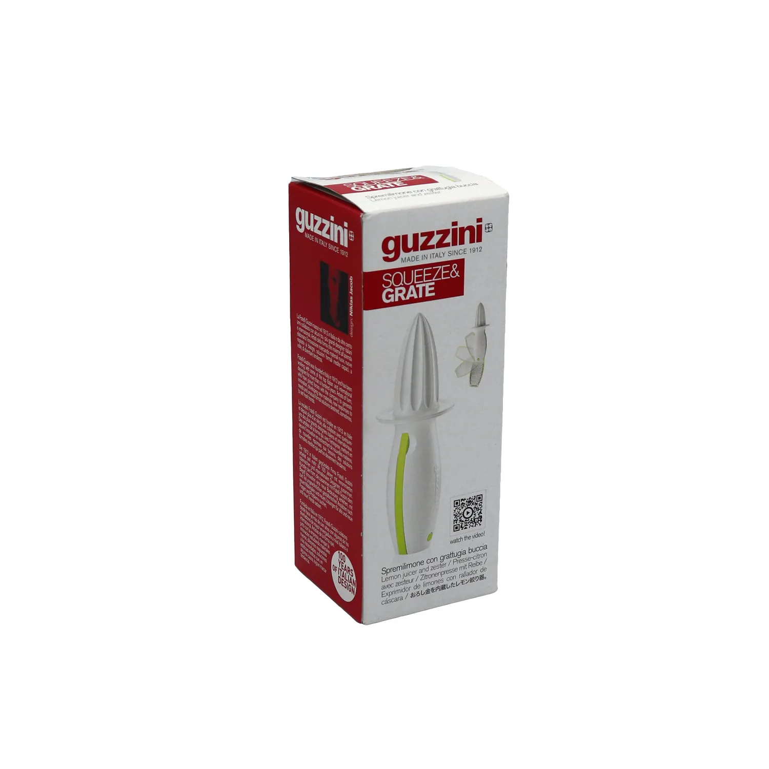 Guzzini Preparation Squeeze&Grate citronpresser rivejern