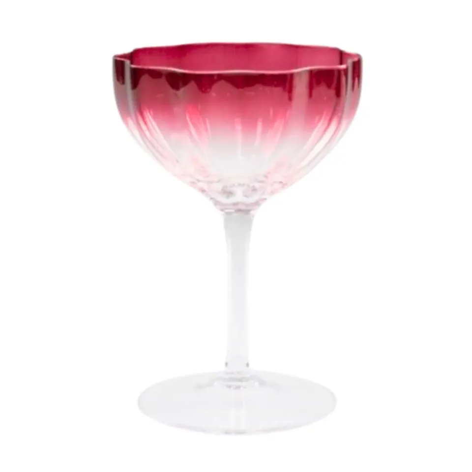 Godinger Allure Berry Ombre coupeglas mulberry 9,5 oz