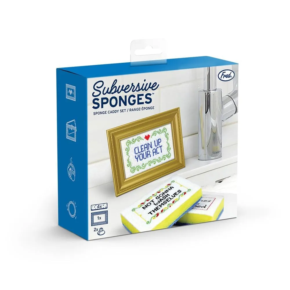 Fred Subversive Sponges R Rated køkkensvampe 4-pak