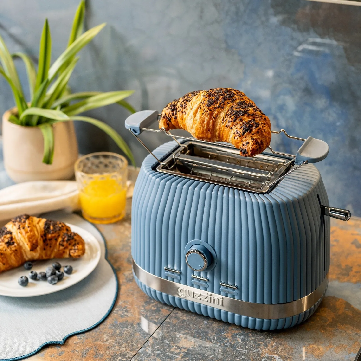 Guzzini Sous Chef brødrister med tang biobaseret