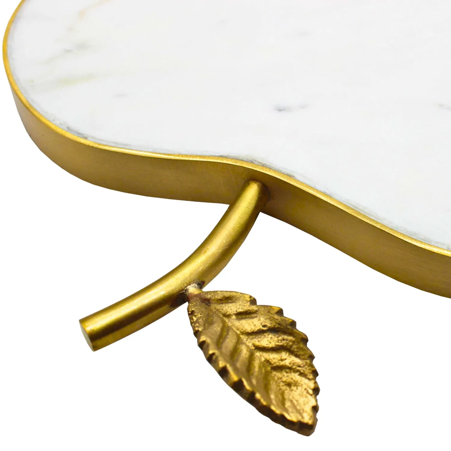 Godinger White Marble Apple bordskånere hvid marmor