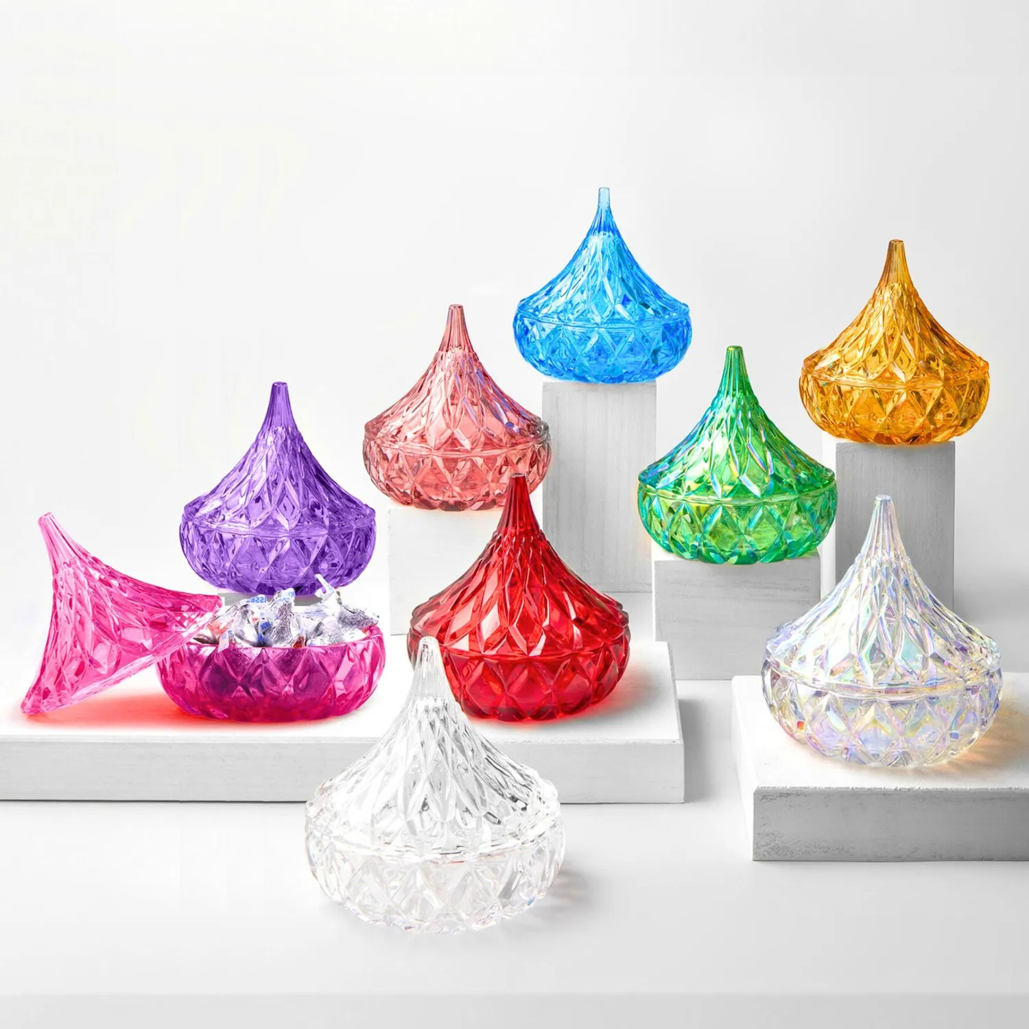 Godinger Hershey's Kisses slikskål iriserende krystal